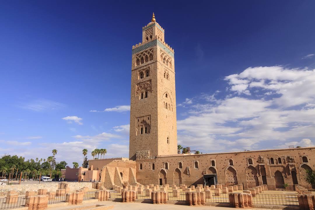 Koutoubia-moskéen og -minaretten