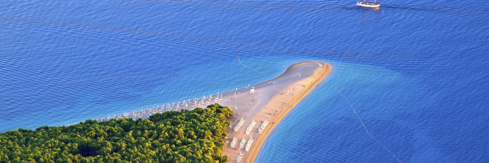 Zlatni Rat-stranden